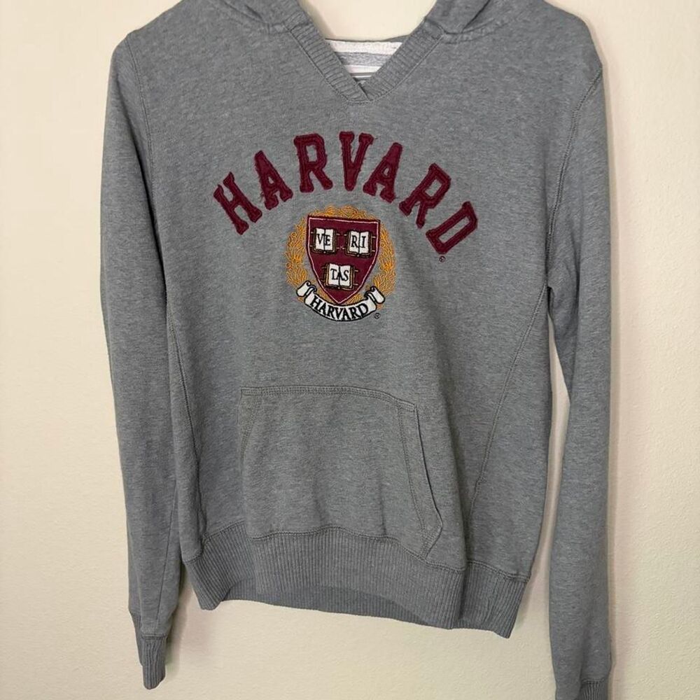 Gray Harvard hoodie